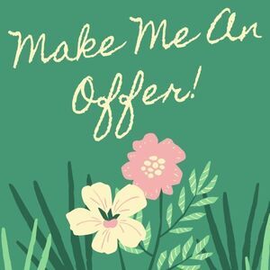 Offers always Welcome!